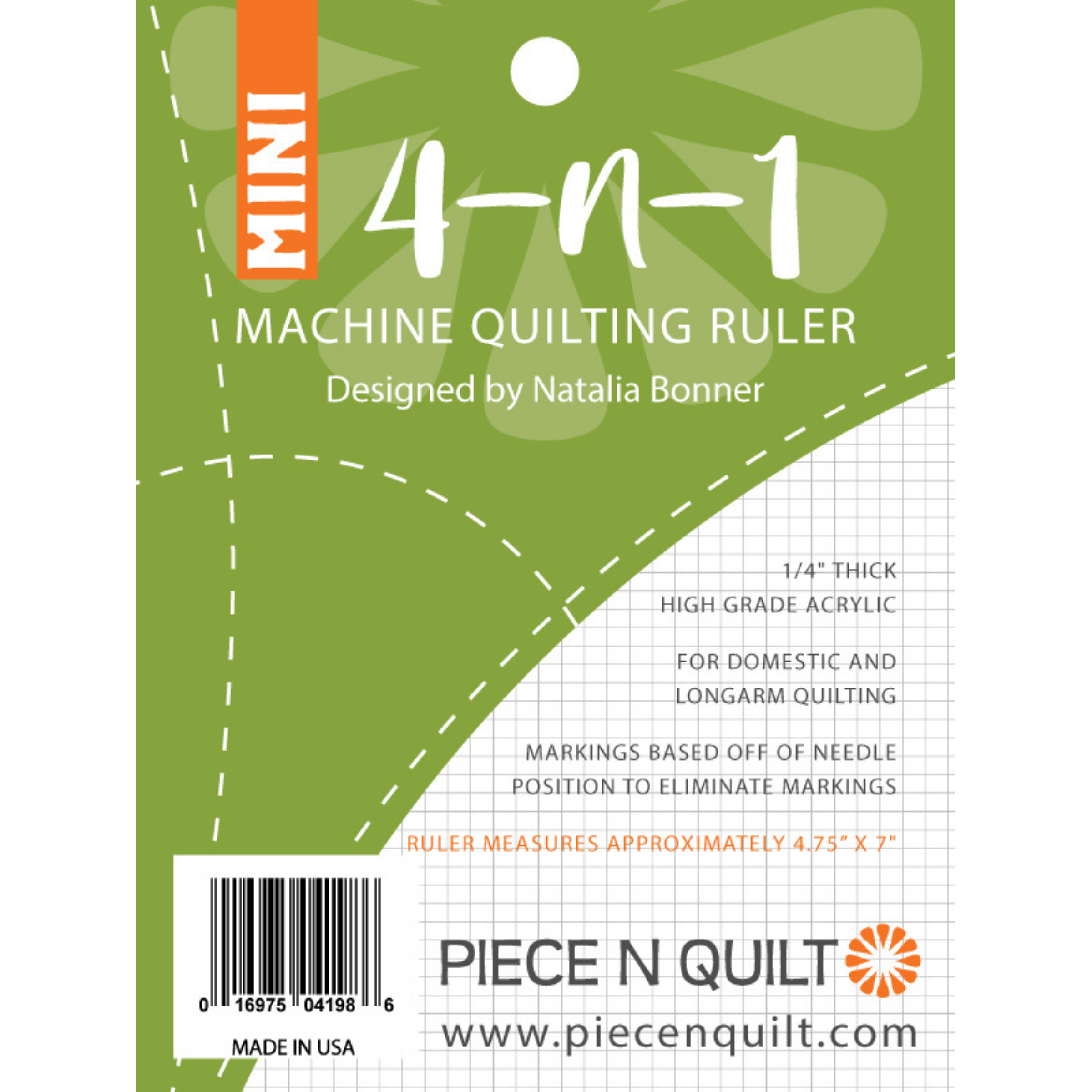 4-N-1 Mini Machine Quilting Ruler – Piece N Quilt